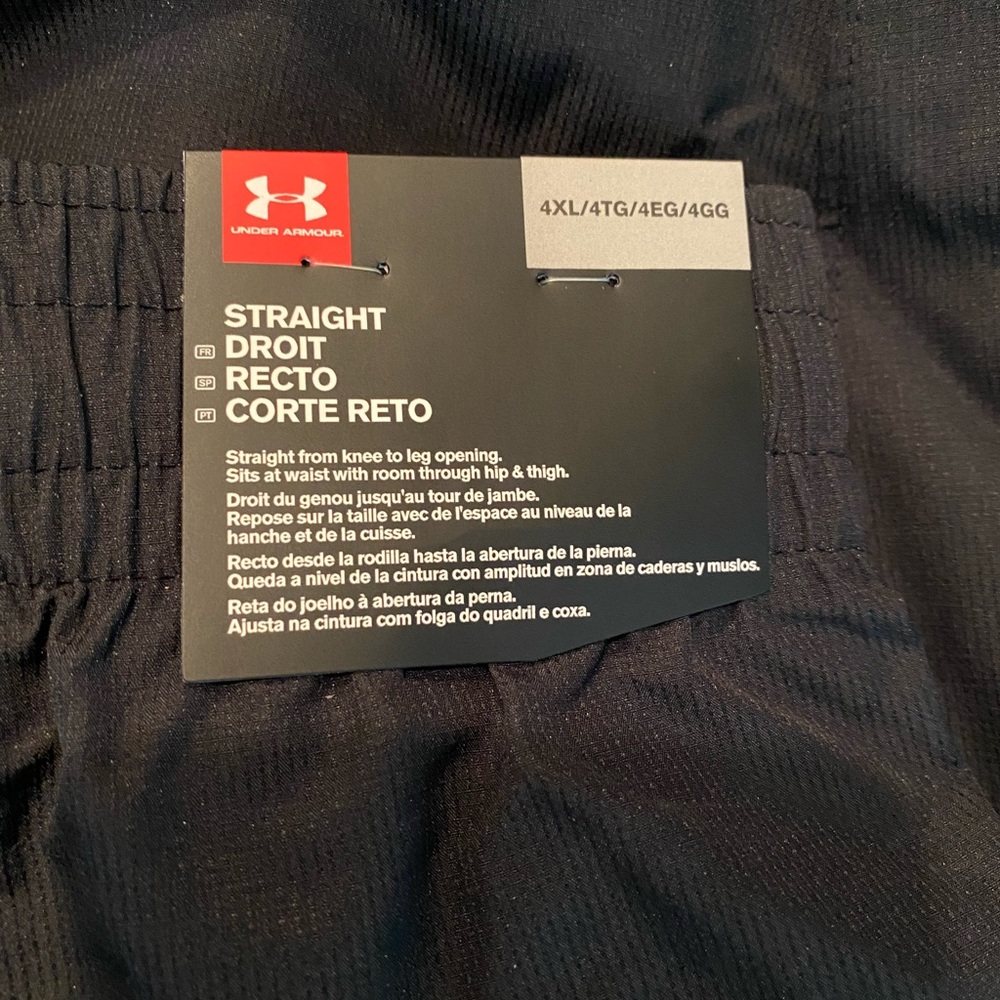 NWT Mens under armor pants 4XL